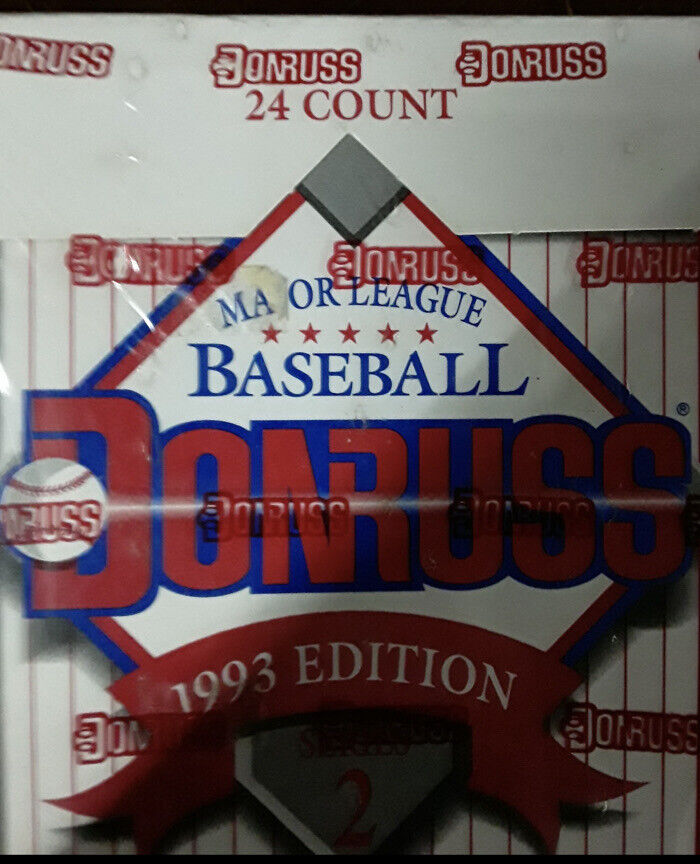 1993 Edition DONRUSS Baseball Series 2 - 36 ct. Factory Sealed Hobby Box RARE 