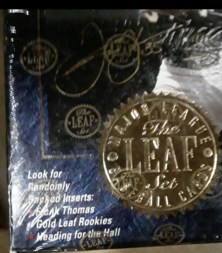 1993 Leaf Series 1 Baseball Factory Sealed Hobby Box 36 Packs! Frank Thomas rc