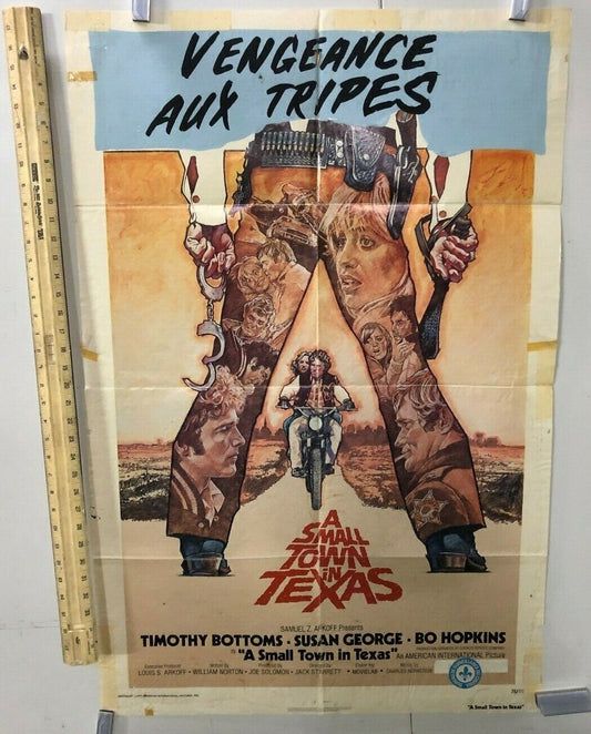 A Small Town in Texas American International, 1976 Vintage Movie Poster 27x41