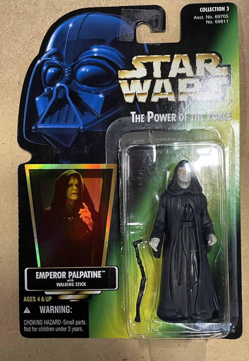 Emperor PALPATINE Star Wars Power of the Force 1996 Green Card New Unopened