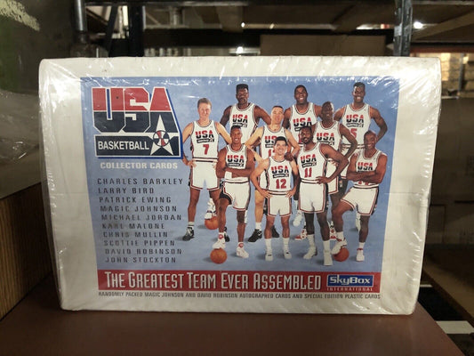 1992 Skybox USA Basketball Sealed Hobby Box Of 36 Packs - MJ, Magic, Bird