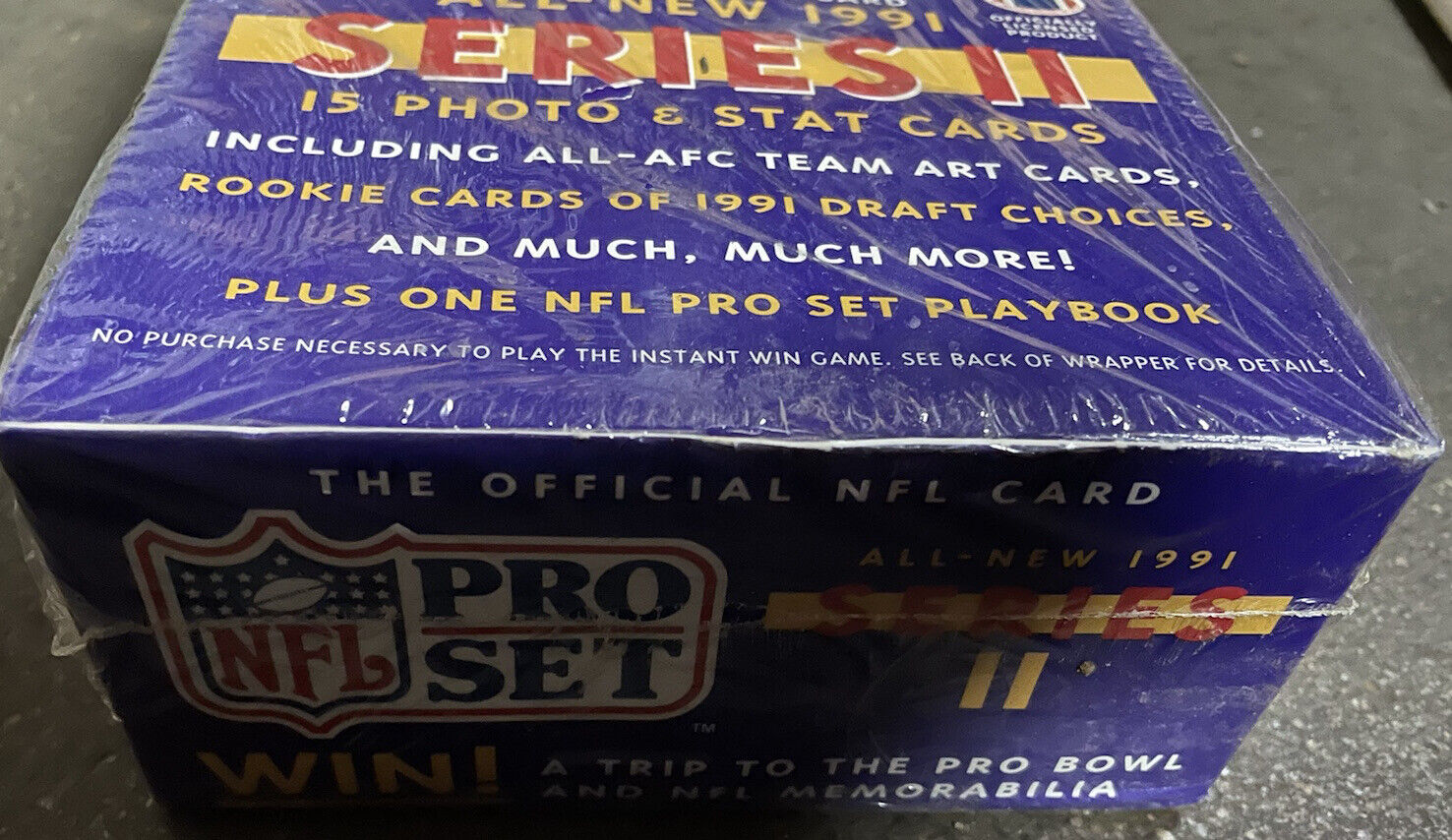 1991 PRO SET FOOTBALL series 2 UNOPENED SEALED WAX BOX 36 ct PACKS 