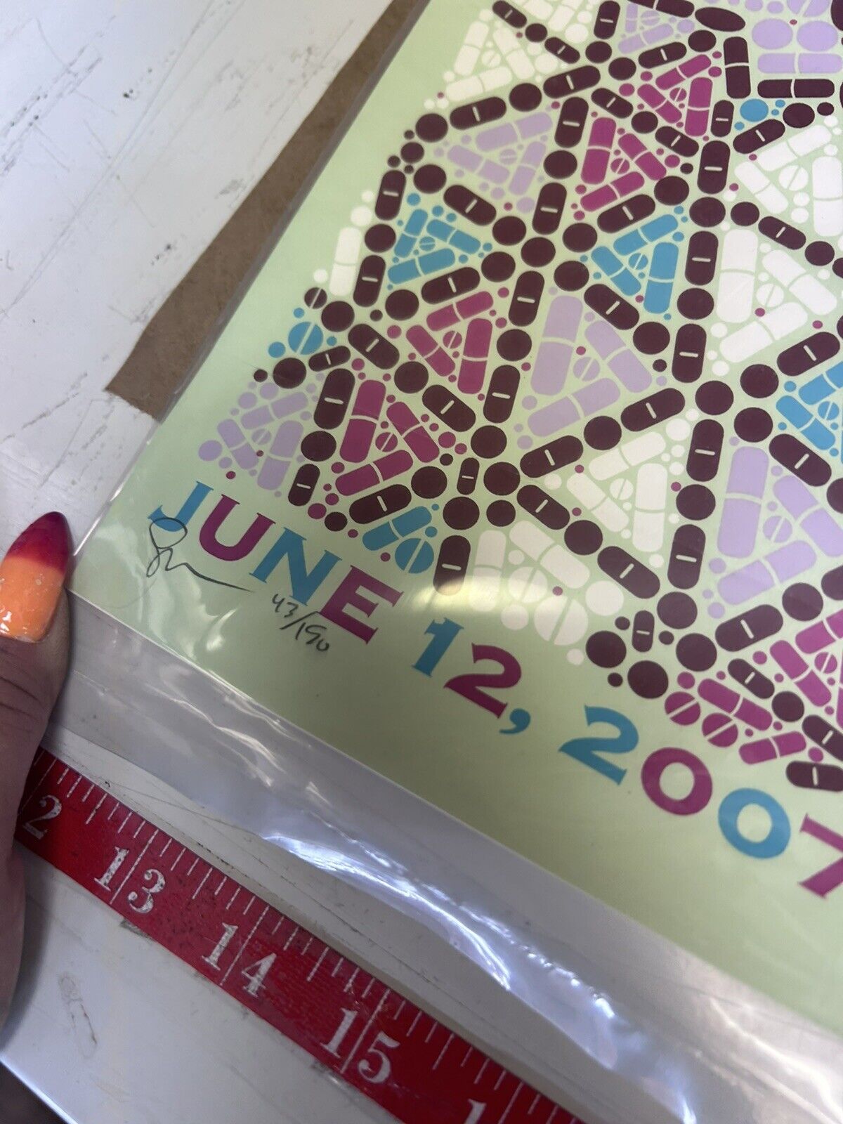 Ween Poster June 2007 Palace Theater Albany NY Todd Slater Mosaic Pills DEVIL
