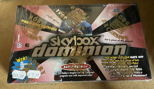 1999 Skybox Dominion Sealed Hobby Box premier edition 36 packs RARE VINTAGE