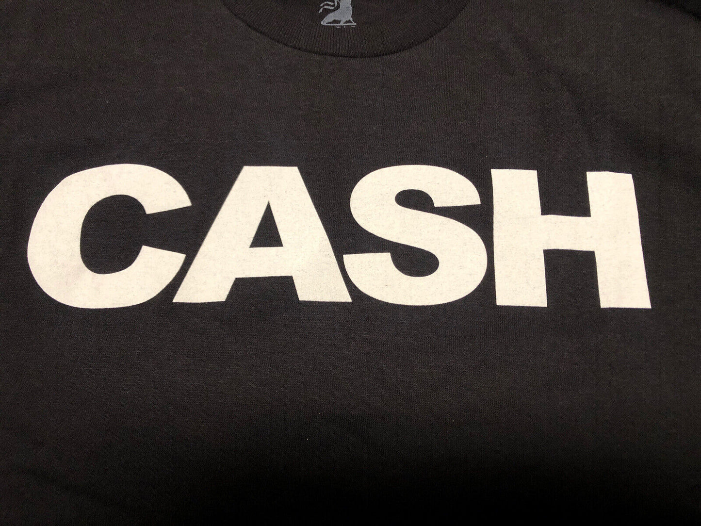 Vintage T Shirt - Johnny Cash CASH Zion Size M Black White