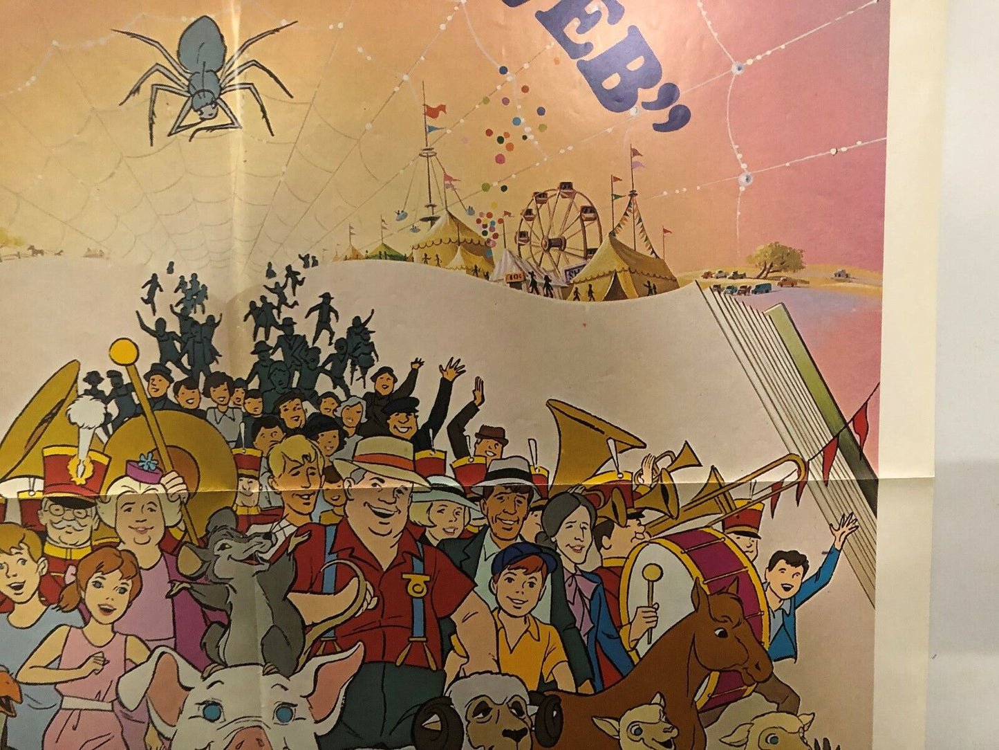 Charlotte's Web (Paramount, 1973). One Sheet (27" X 41"). Animation Poster