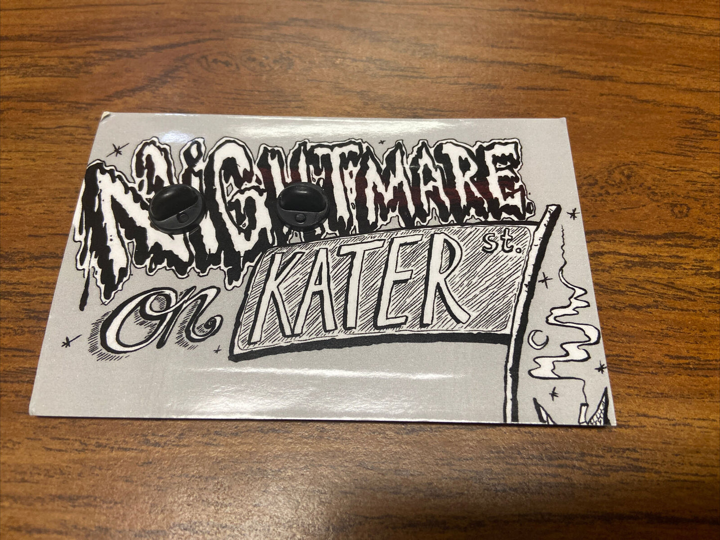 ART GRAFFITI  ARTIST KATER KATERTHEALCHEMIST Pumpkin Pin Nightmare on Minnesota