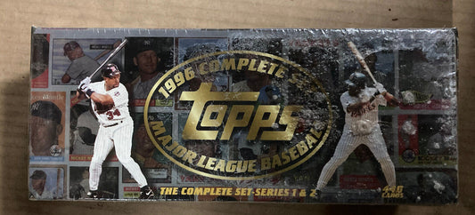 1996 Topps MLB Baseball 440 Card Complete Set Series 1 & 2 Mantle Factory Sealed