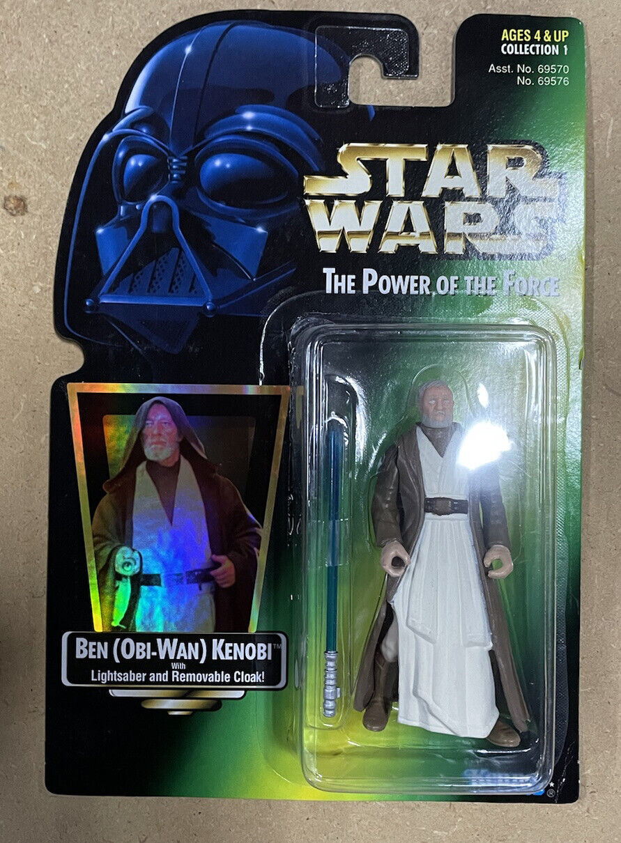 Ben Obi Wan Kenobi - Star Wars Power of the Force Kenner 1997 New LG RARE NIB