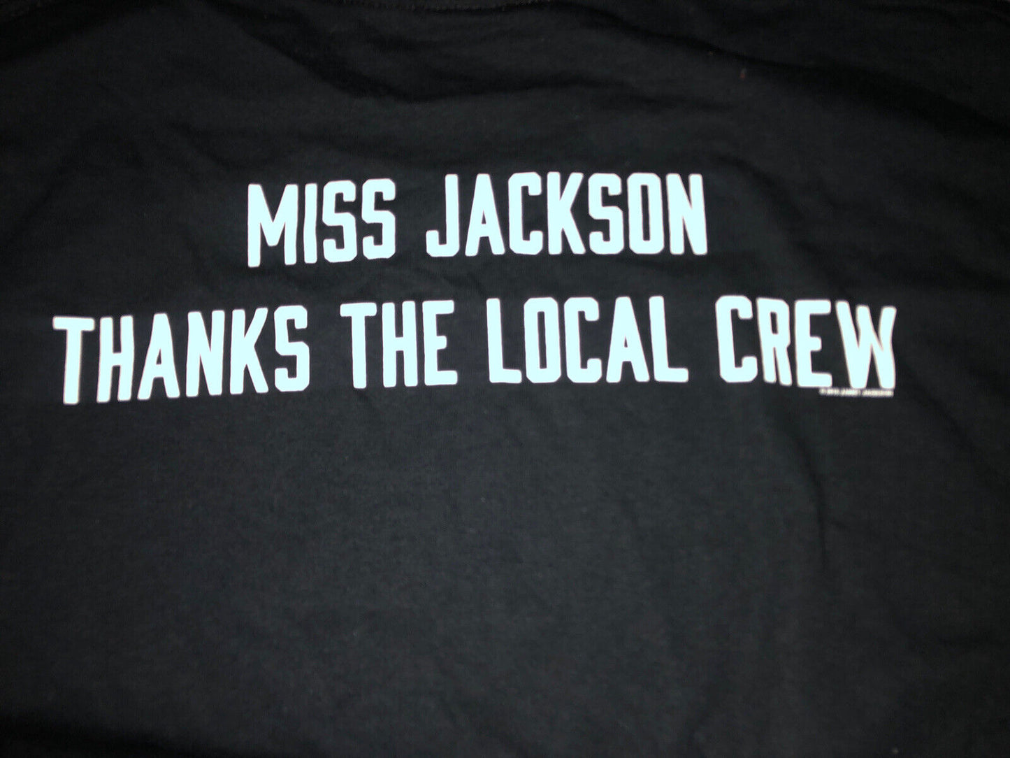 Vintage T Shirt - Janet Jackson Unbreakable World Tour  Gildan XL Black Concert