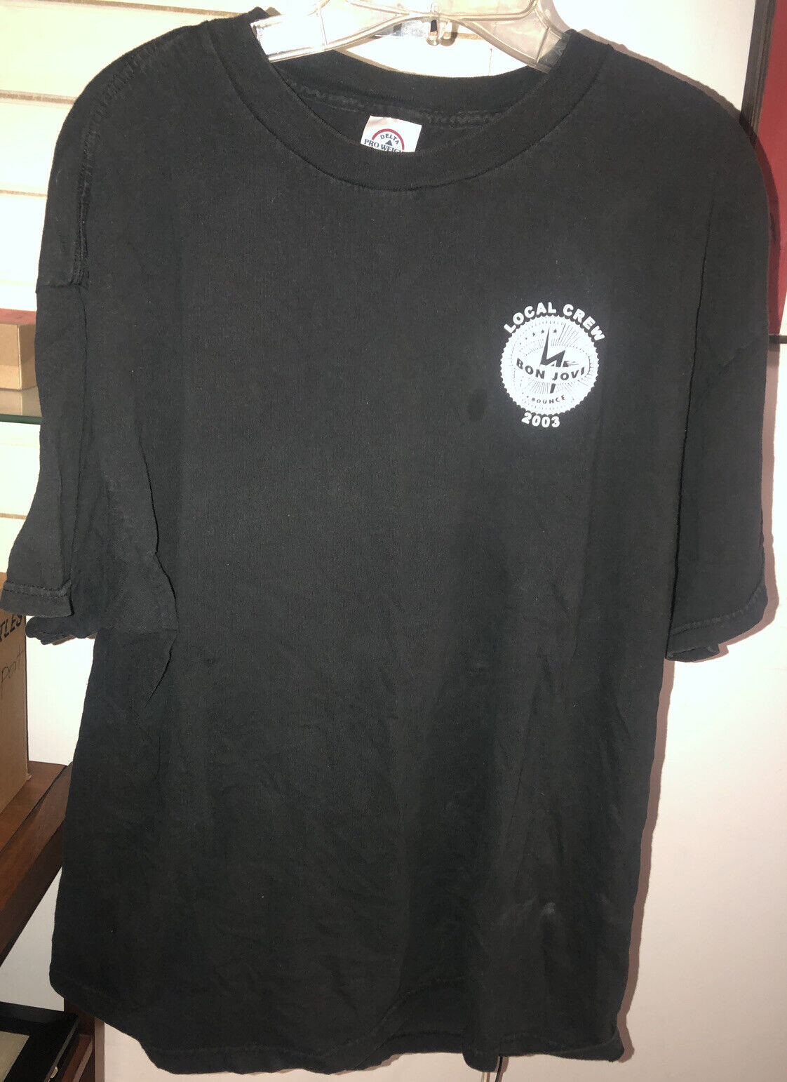 Vintage T Shirt - Local Crew Non Jovi Bounce 2003 Delta Brand Size XL Black