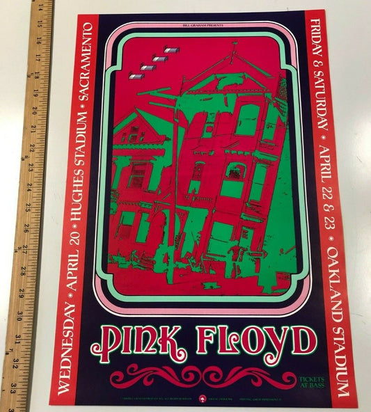 Bill Graham - 1988 - Pink Floyd In Sacramento & Oakland California Original 