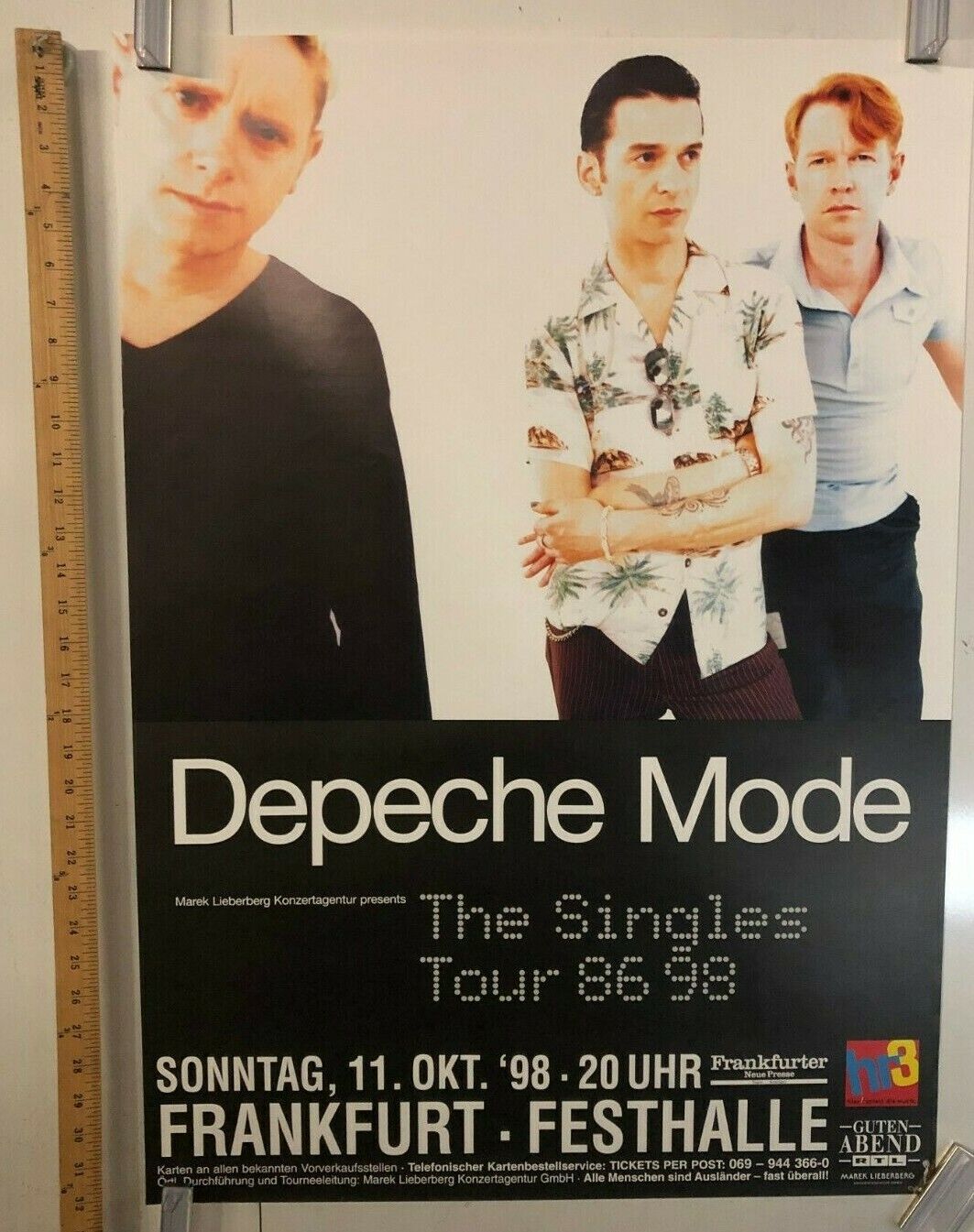 Depeche Mode The Singles Tour 1986-1998 In Frankfurt @ Festhalle New Wave Synth