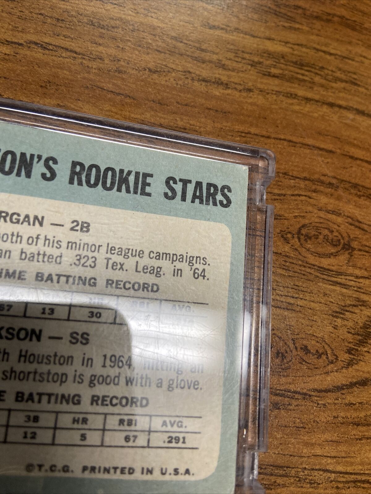 1965 Topps Houston Colt 45's Joe Morgan & Sonny Jackson Rookie #16