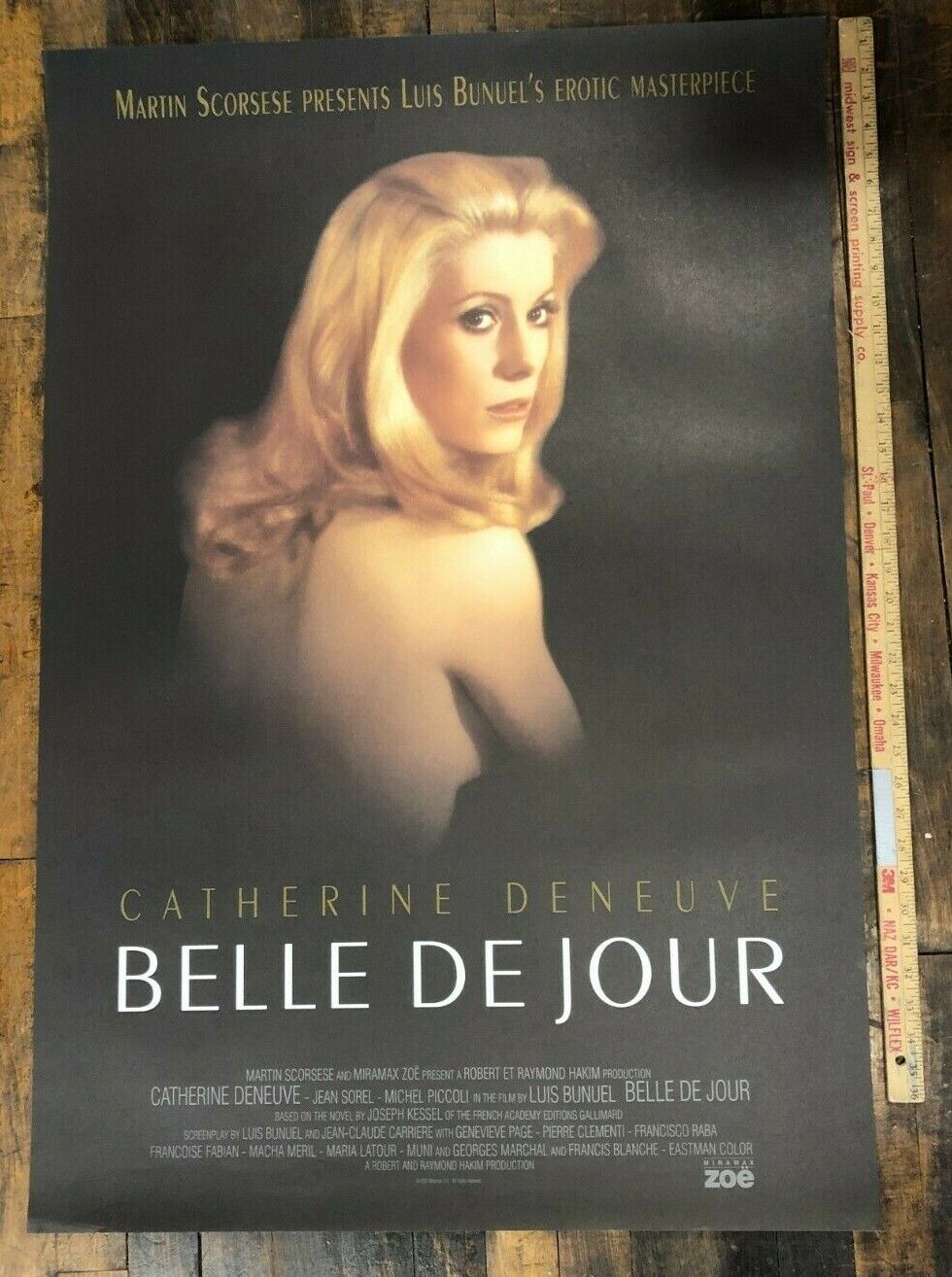 Belle de Jour (Miramax, R-1995). Rolled, Very Fine One Sheet (27" X 39.75") DS