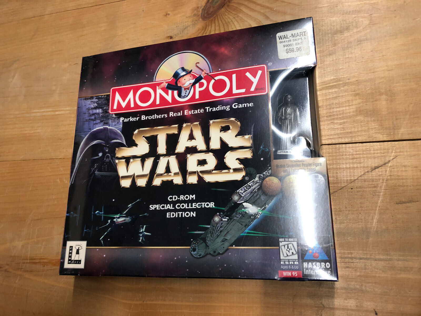 FACTORY SEALED Monopoly Star Wars PC CD-ROM Video Game Big Box Lucasarts