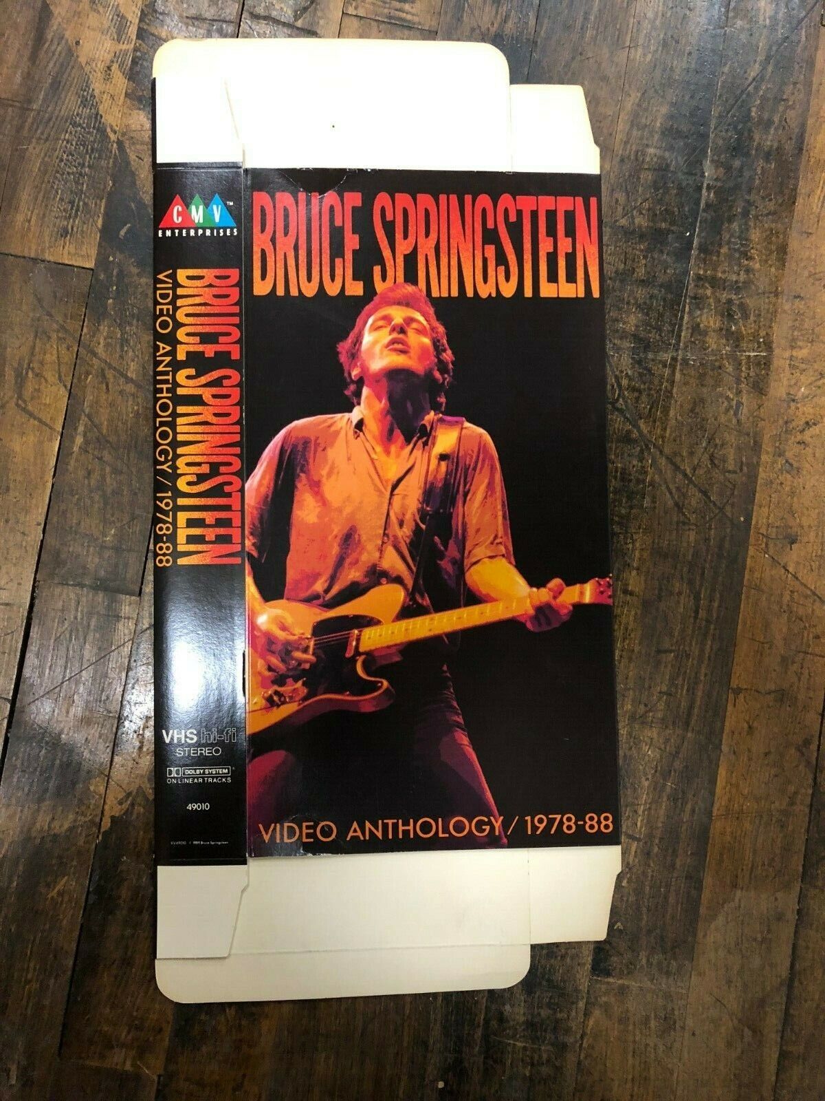 Bruce Springsteen Vintage HUGE Video Store Display Anthology 1978-1988 NrMt Flat