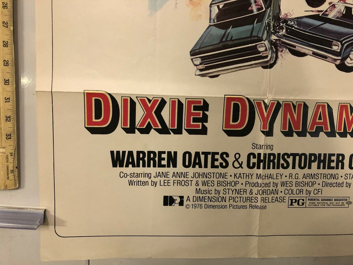 Dixie Dynamite (Dimension, 1976). One Sheet (27" X 41"). Action