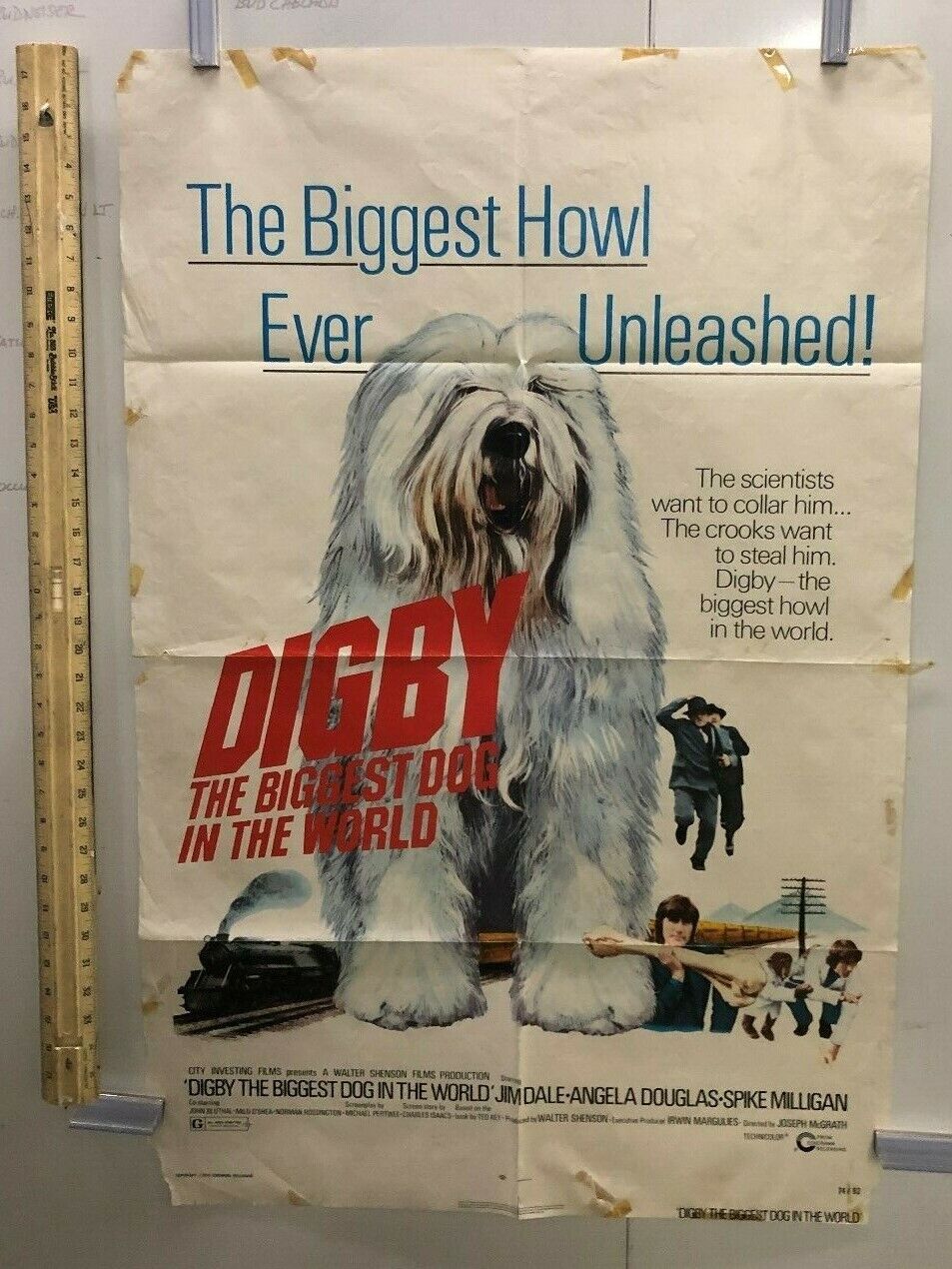 Digby, the Biggest Dog in the World (Cinerama Releasing, 1974). One Sheet 27x41