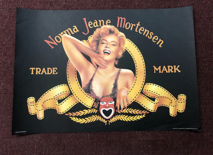  Marilyn Monroe Norma Jeane Poster ESTEVE FORT/1000 EDITIONS RARE