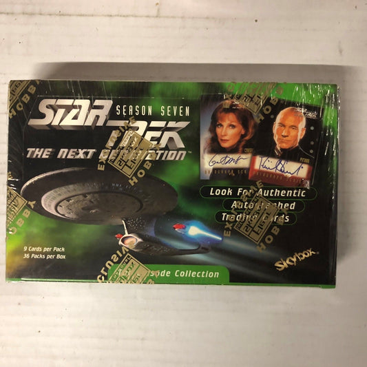 1999 Skybox Star Trek: The Next Generation Season 7 Hobby Box TNG Autograph Auto