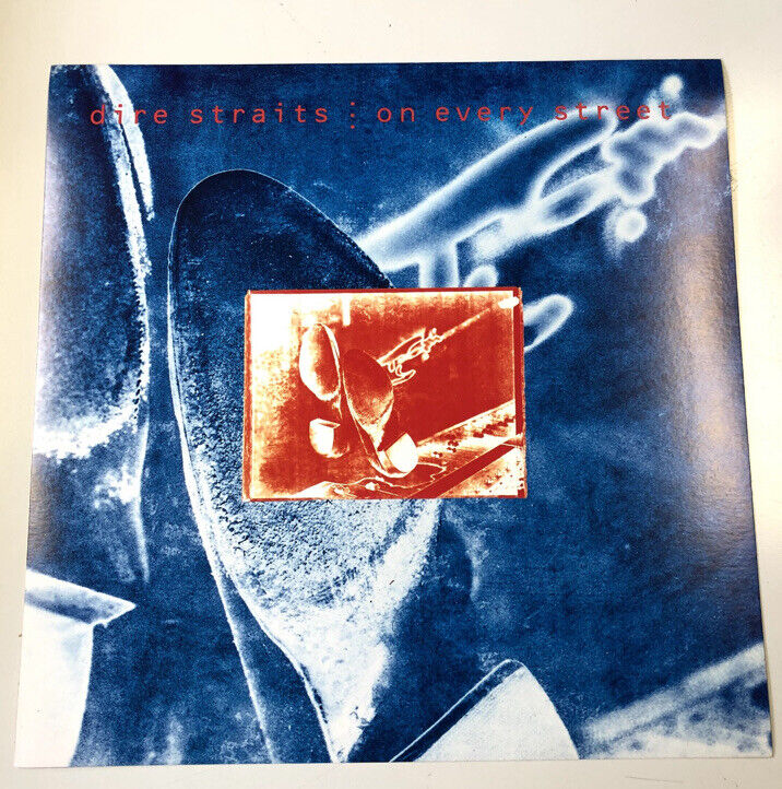 Dire Straits Poster Promo Flat 12x12 Rare VHTF Original 1991 on Every Street 