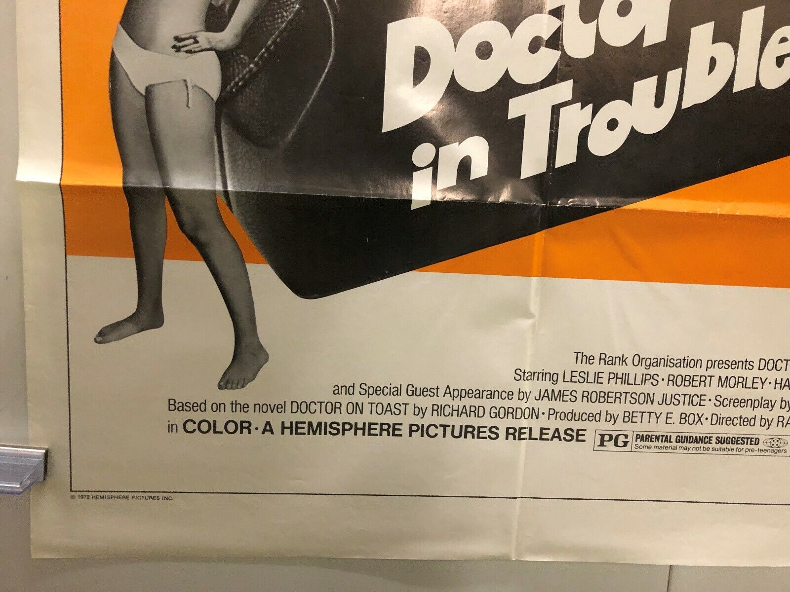 Doctor in Trouble (Hemisphere Pictures, 1973). One Sheet (27" X 41"). Comedy