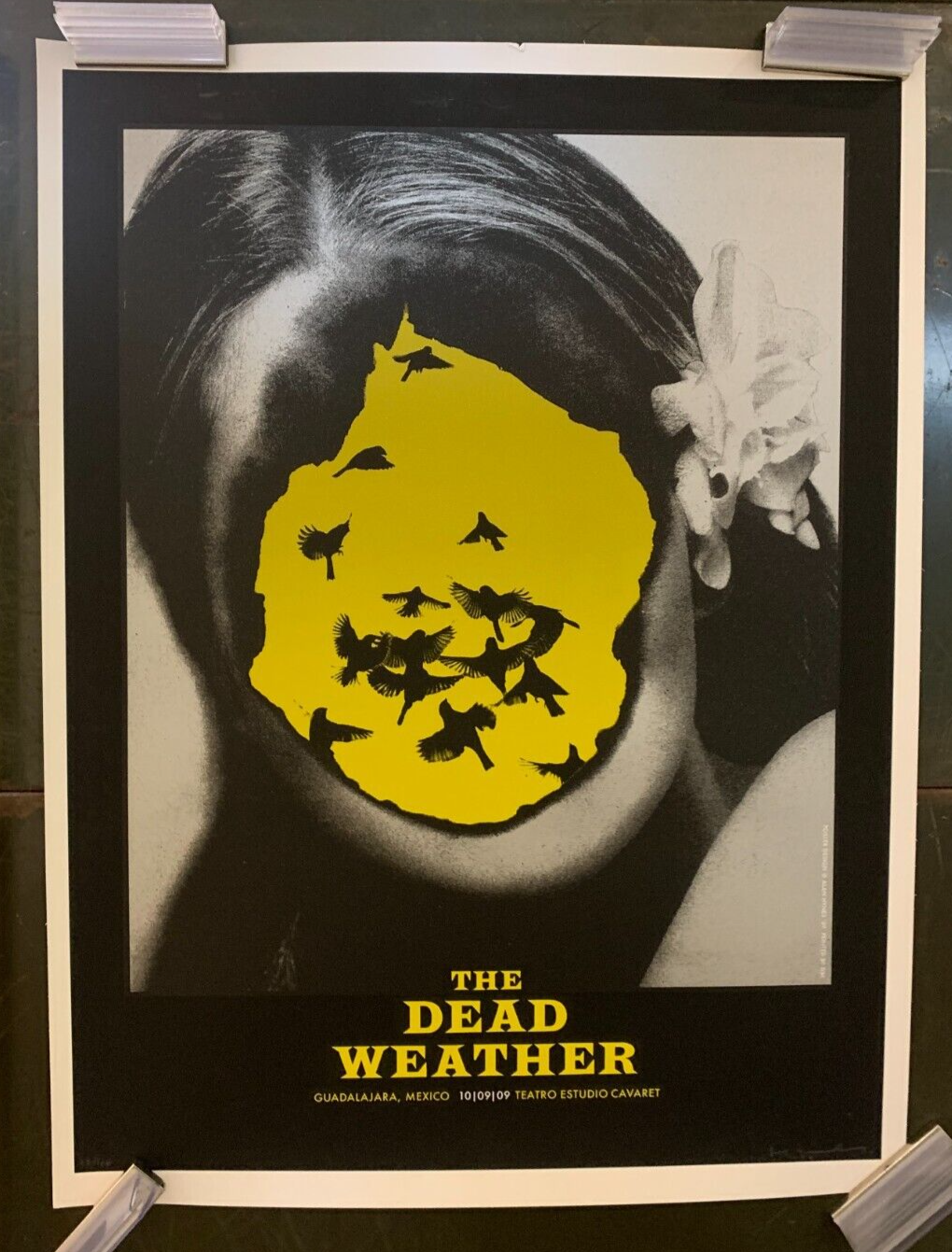 Alan Hynes - 2009 - The Dead Weather Mexico Poster Print S&N Jack White Stripes