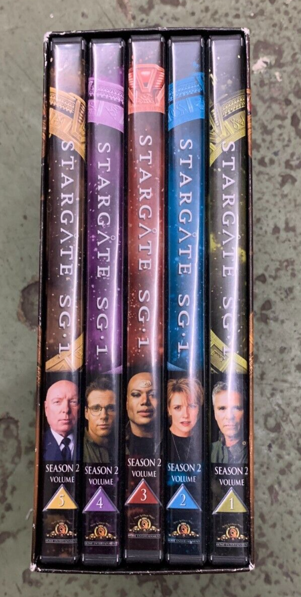 DVD BOX SET Stargate SG-1 Season 2 MGM 2002 Atlantis Sci Fi Aliens