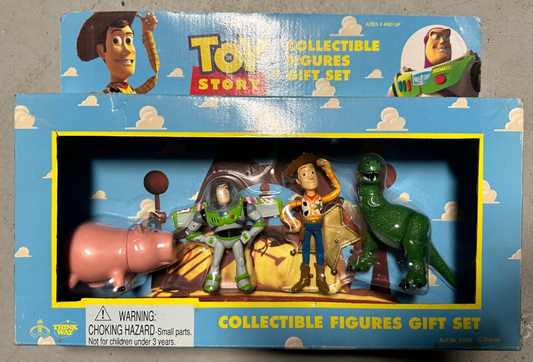 VINTAGE Toy Story Collectible Figures Gift Set Disney Thinkway Toys Nostalgia