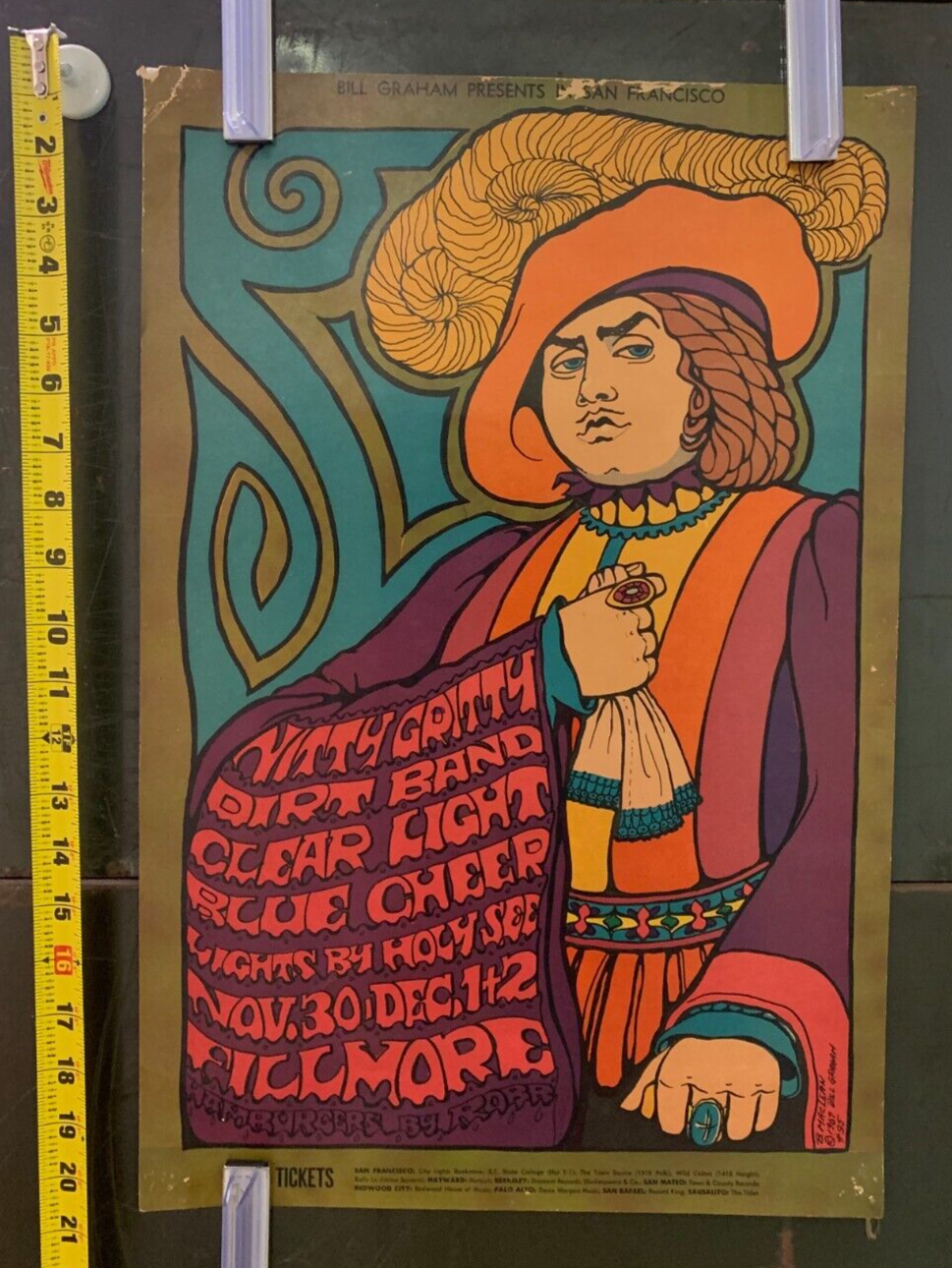 Bill Graham - Nitty Gritty Dirt Band 1967 B. Maclean #95 @ The Fillmore