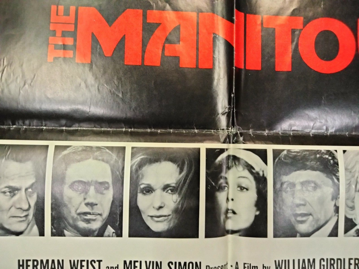 "The Manitou" Original One Sheet 27X41 VINTAGE Rare 1978 Horror