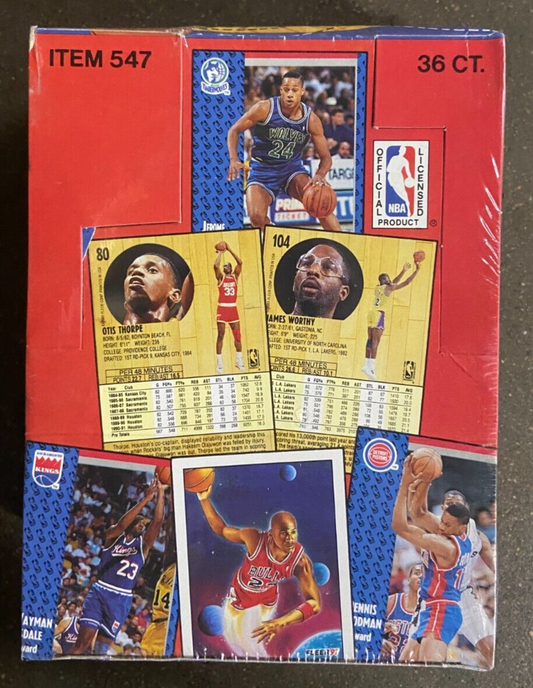 Fleer 1991 Basketball Player Photo Cards SEALED Box Pro Visions NBA