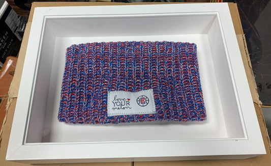 FRAMED Love Your Melon x Los Angeles Clippers Red & Blue Knit Beanie Basketball