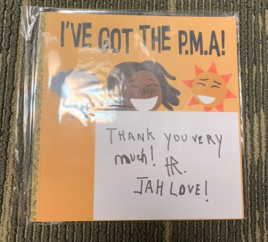 "I've Got The P.M.A!" Children's Book By HR From Bad Brains w/ Note SEALED