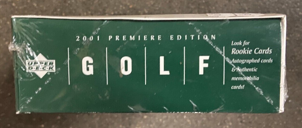 2001 Upper Deck Golf Cards Box Premiere Edition Tiger Woods SEALED