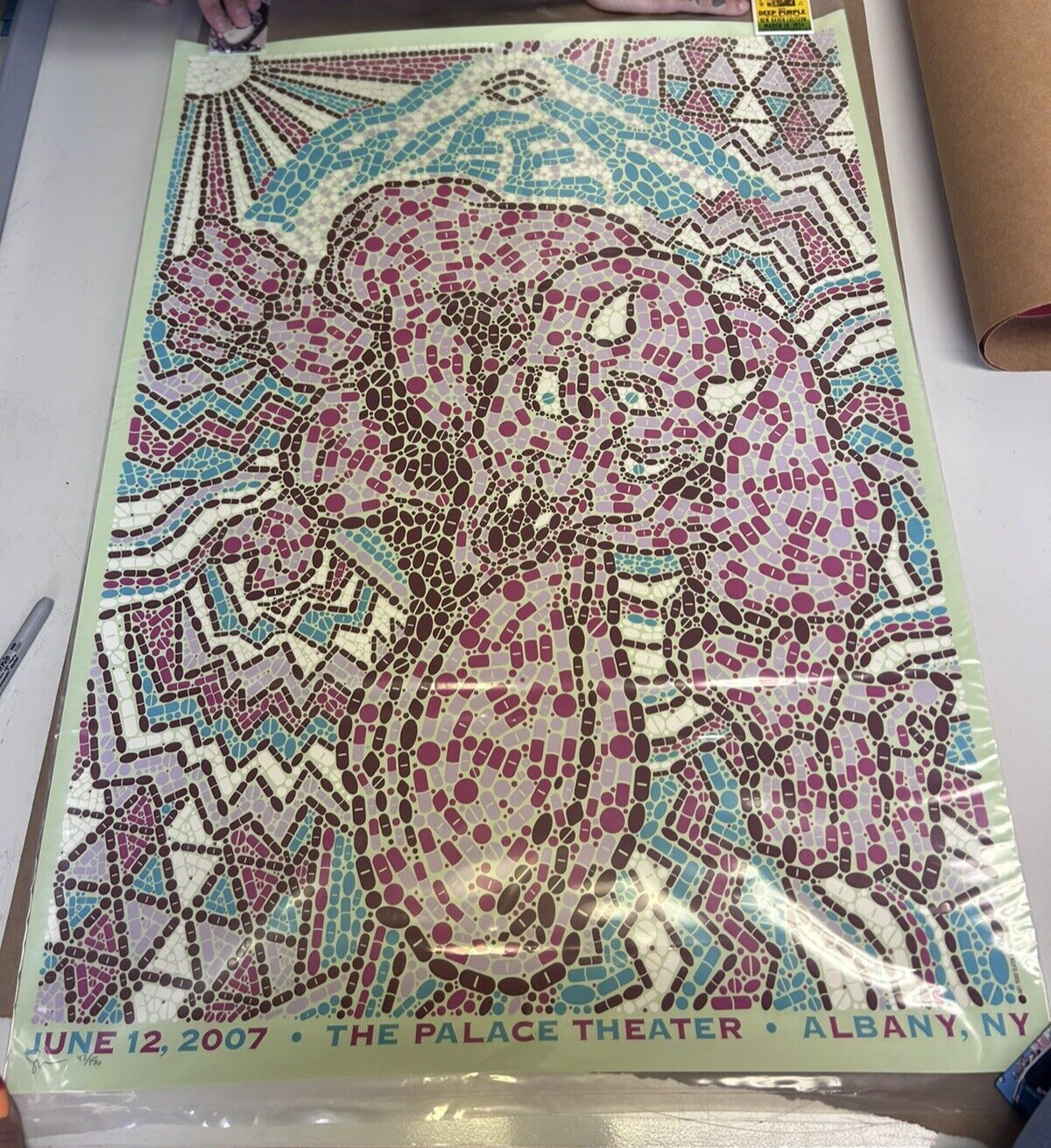 Ween Poster June 2007 Palace Theater Albany NY Todd Slater Mosaic Pills DEVIL