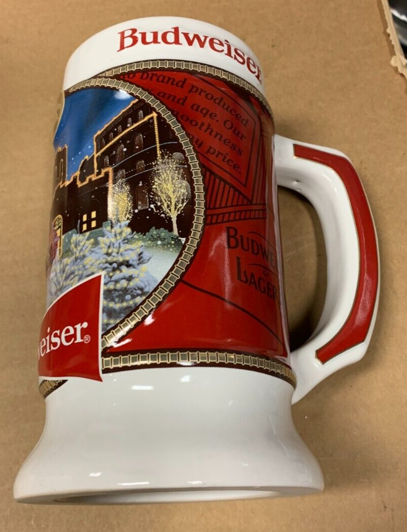 41st Anniversary Edition Budweiser Holiday Stein NIB w/ COA "Brewery Lights"