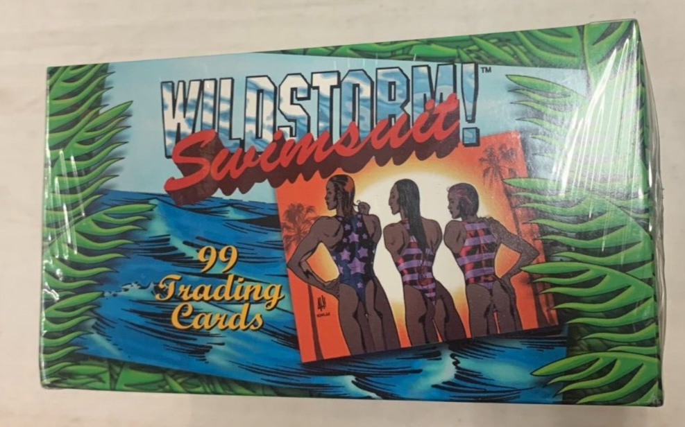 FACTORY SEALED Wildstorm! Swimsuit Trading Cards Box 99 Cards in Box Image Comic