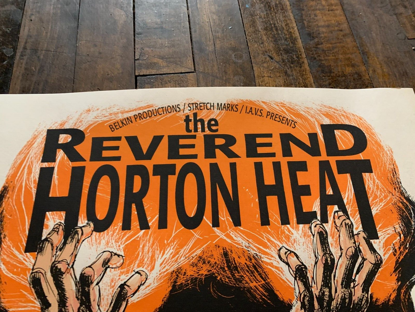 Derek Hess - 1995 - Reverend Horton Heat Poster S&N @ Peabody's Downunder Ohio