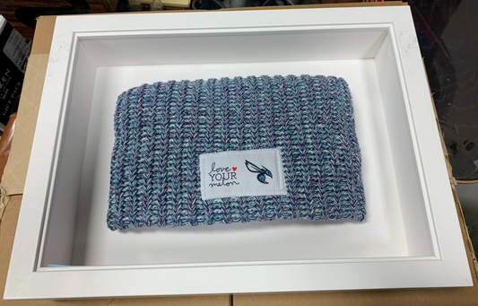 FRAMED Love Your Melon x Charlotte Hornets Blue Knit Beanie Basketball NBA