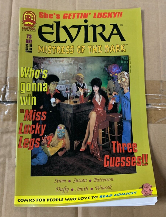 Claypool Comics "Elvira: Mistress Of The Dark" #73 (1999) Miss Lucky Legs