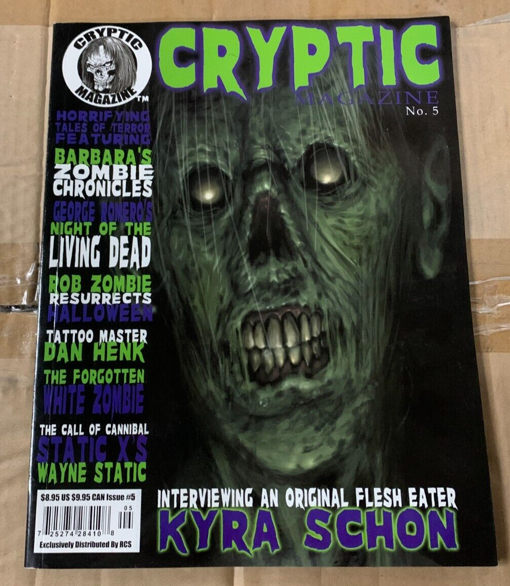 Cryptic Magazine No. 5 (2006) Rob Zombie, George Romero, Wayne Static, Etc...