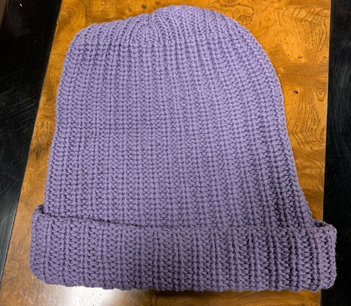 "Love Your Melon" Brand Prototype Knit Beanie Purple W/ Early Prototype Patch