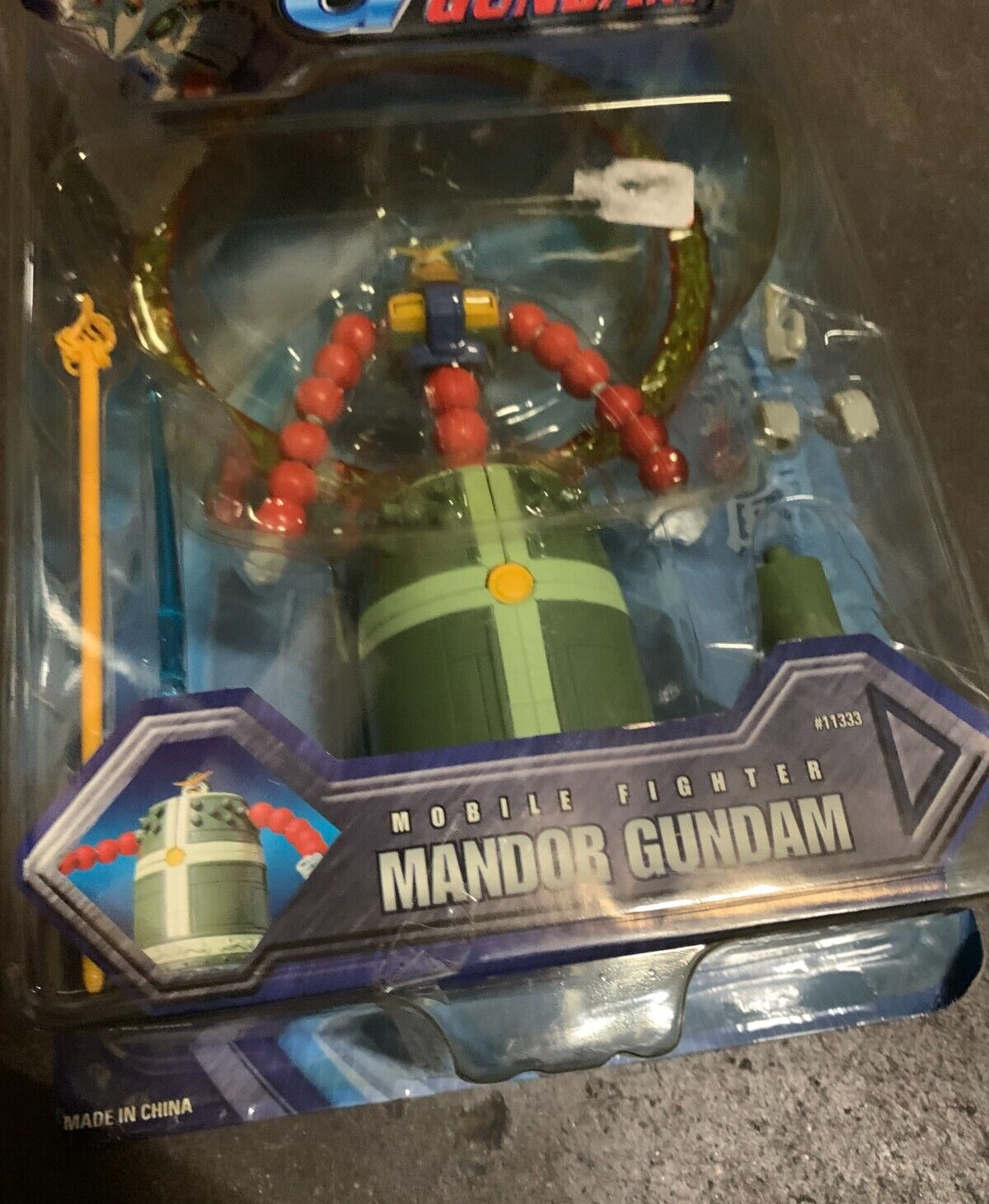 Bandai Mobile Fighter "Mandor Gundam" Action Figure 2002 In Original Packaging