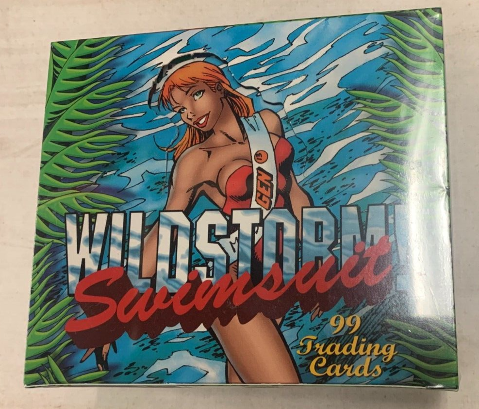 FACTORY SEALED Wildstorm! Swimsuit Trading Cards Box 99 Cards in Box Image Comic