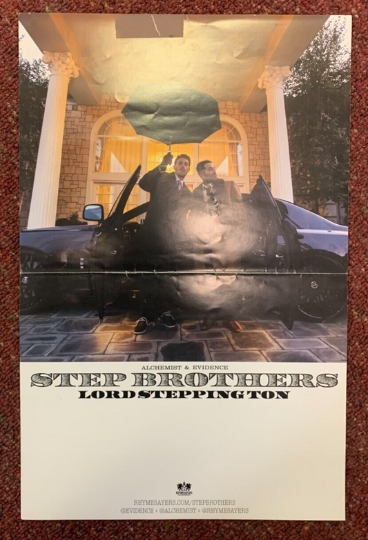 2014 Rhymesayers Promo Poster Step Brothers "Lord Steppington" Alchemist D/S