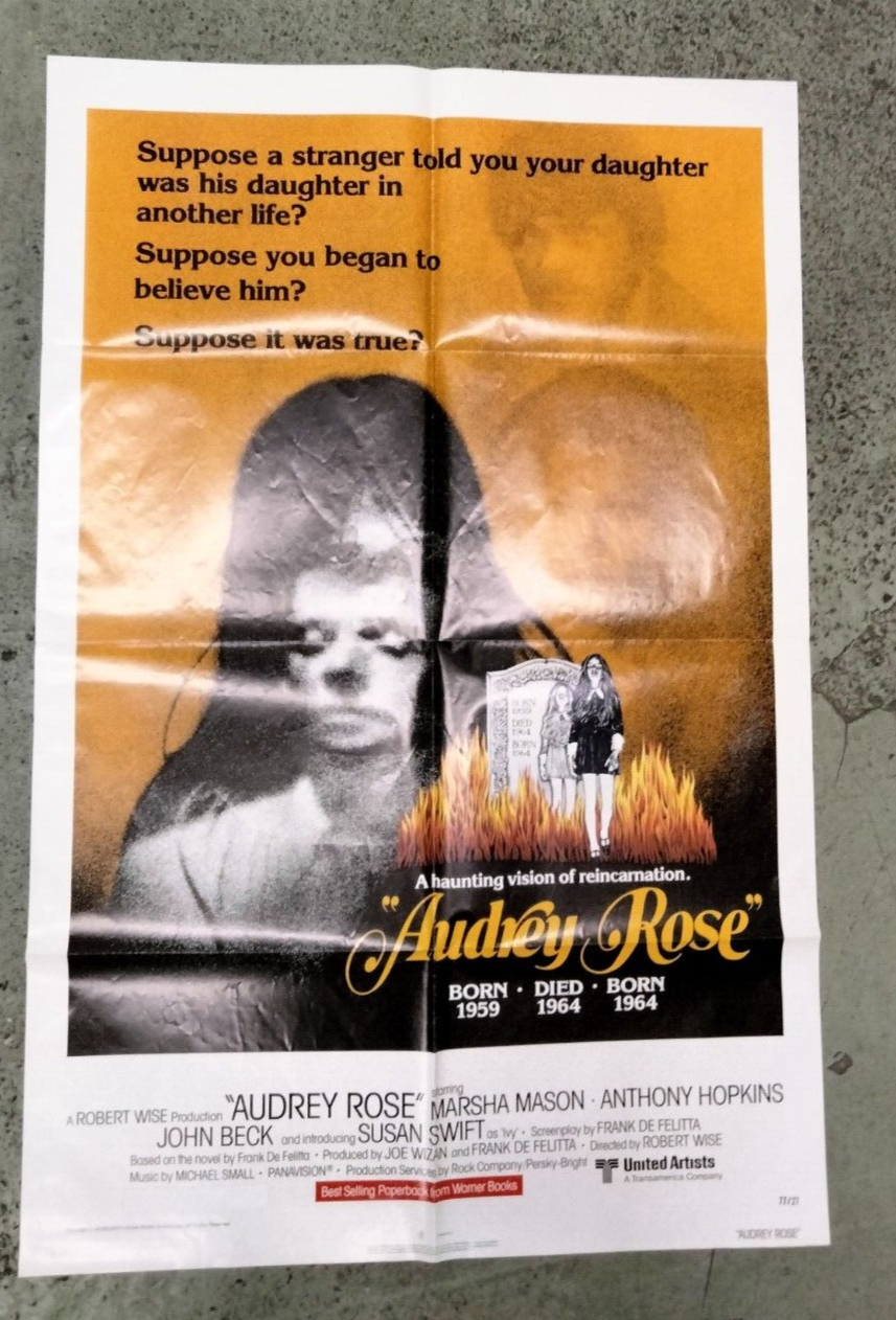 Audrey Rose (United Artists, 1977). One Sheet (27" X 41") Flat Folded. Thriller