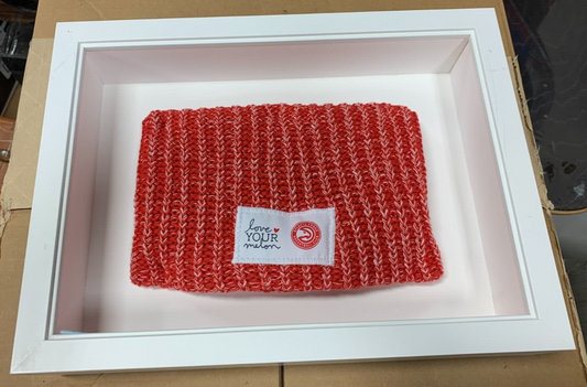 FRAMED Love Your Melon x Atlanta Hawks Red Knit Beanie Basketball NBA Georgia