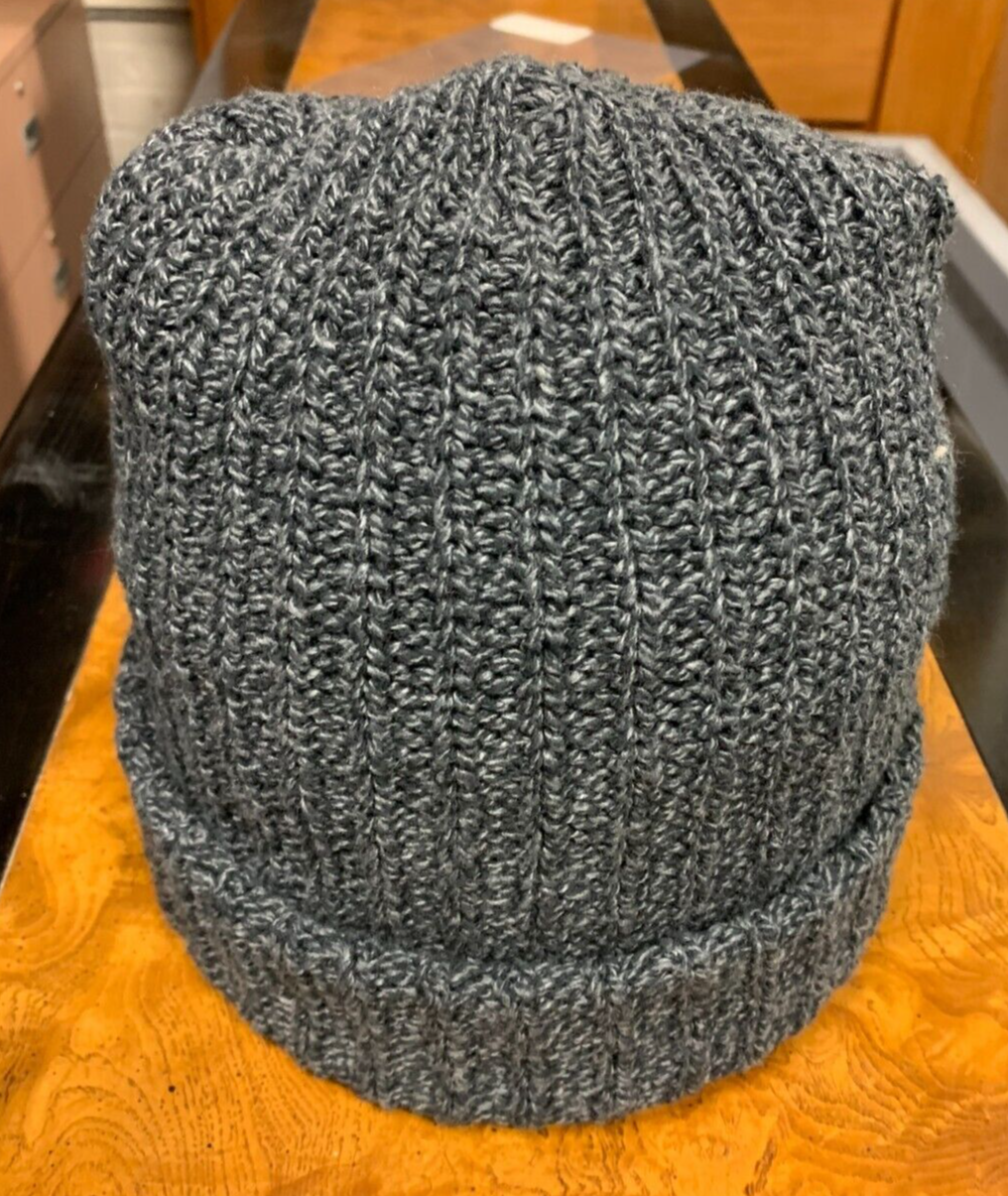 "Love Your Melon" Brand Prototype Knit Beanie Dark Gray Prototype Patch #2 RARE